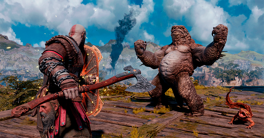 The animation director of God of War: Ragnarok said that Santa Monica was originally developing the game for PlayStation 4
