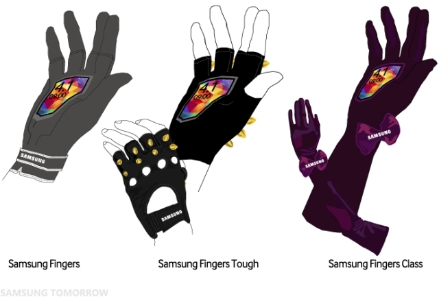 Samsung Fingers: "умная" перчатка с трехдюймовым гибким дисплеем-3