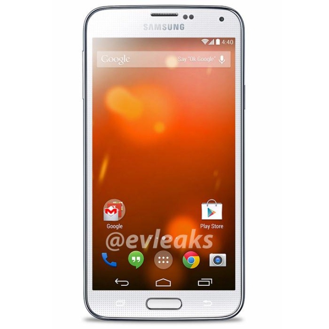 Samsung GALAXY S5 Google Play Edition со стоковым Android 4.4 на подходе
