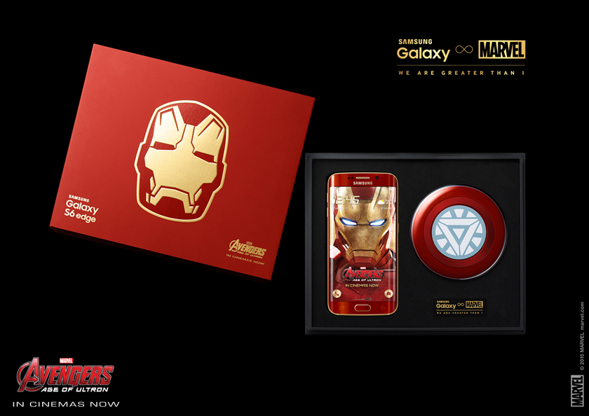 Смартфон Samsung Galaxy S6 edge Iron Man Limited Edition для фанатов Avengers-2