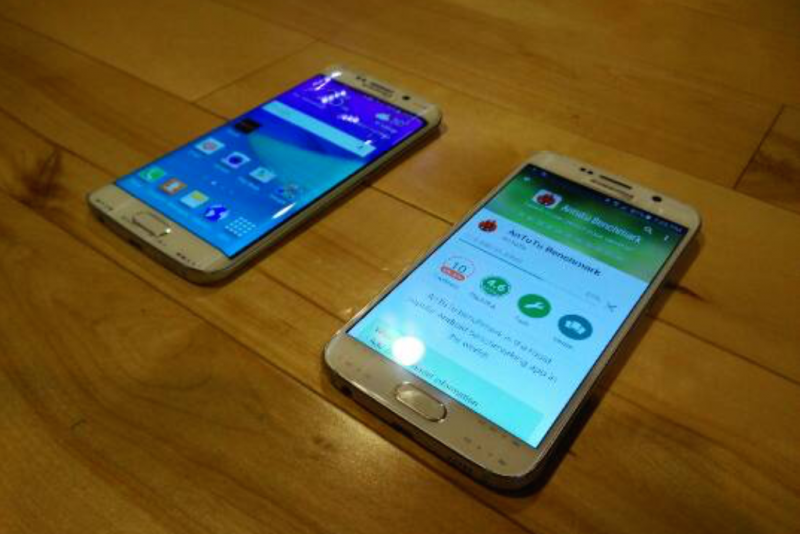 Живые фотографии флагманских смартфонов Samsung Galaxy S6 и S Dual Edge