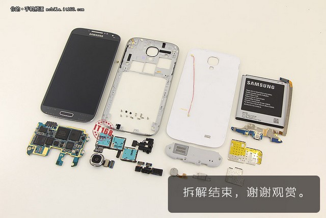 Разборка Samsung Galaxy S4 с двумя SIM-картами для Китая-11