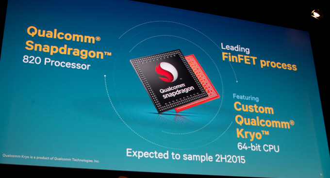 MWC 2015: Qualcomm представила Snapdragon 820, платформу Zeroth и дактилоскопический сканер Sense ID