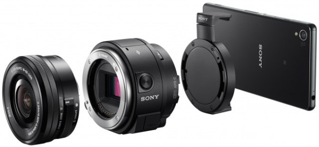 Sony анонсировала пристегивающиеся к смартфонам камеры QX1 и QX30