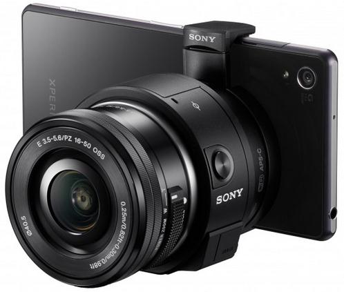Sony анонсировала пристегивающиеся к смартфонам камеры QX1 и QX30-2