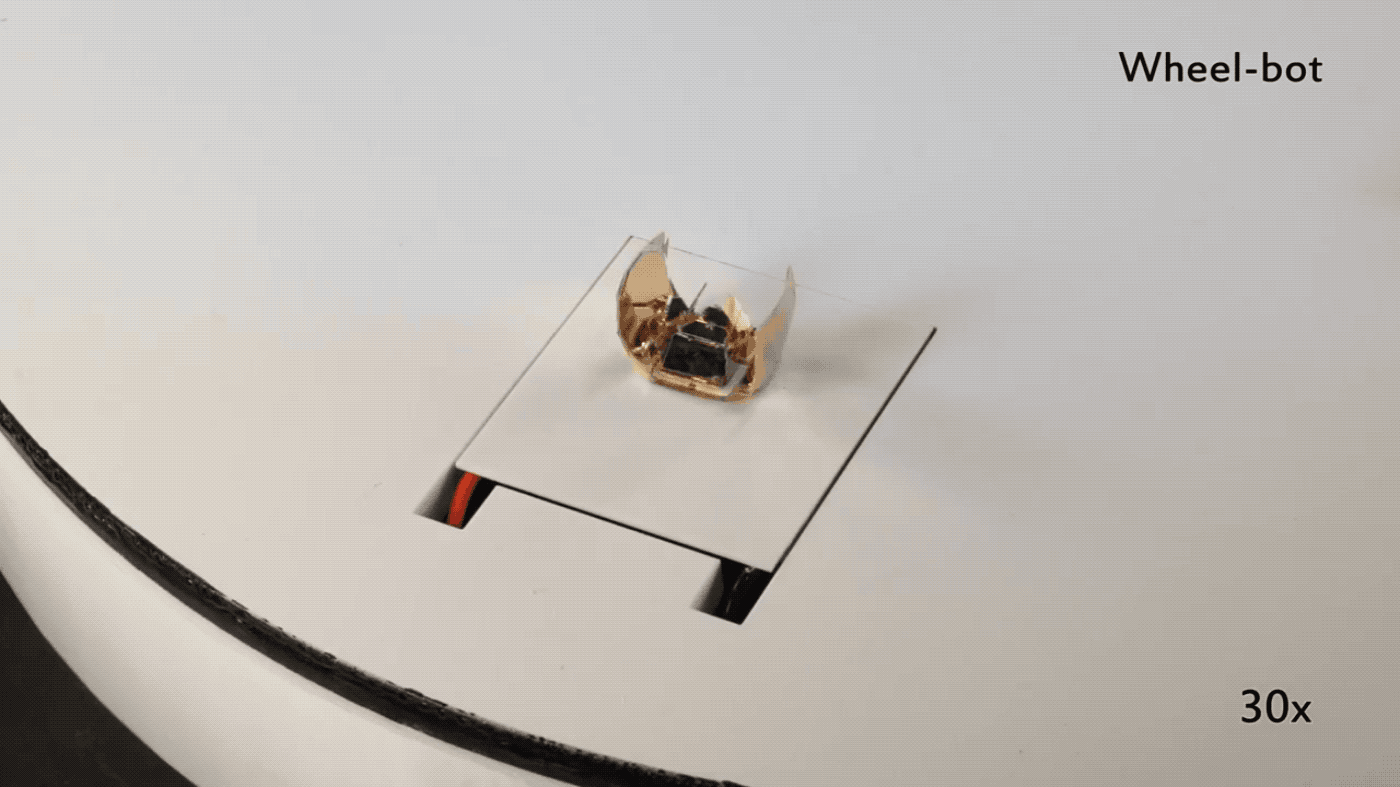 Робот-оригами превращается в лодку, колесо и планер