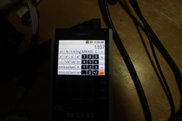 ОС Android запустили на калькуляторе (видео)-2