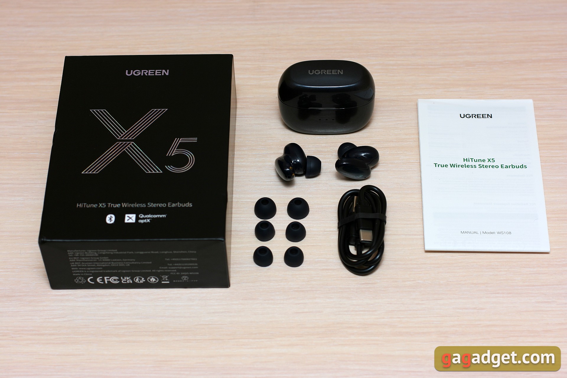 Обзор внутриканальных TWS-наушников Ugreen HiTune X5: Bluetooth 5.2 с aptX дешевле $50-2