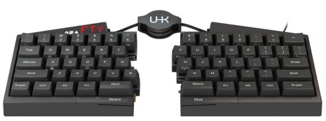 Составная многофункциональная клавиатура Ultimate Hacking Keyboard (UHK)