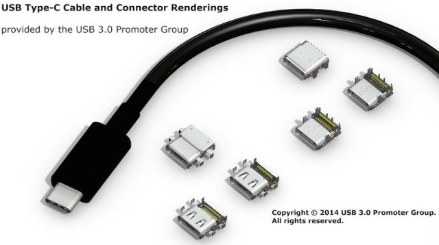 USB Type-C поддерживает передачу сигнала DisplayPort