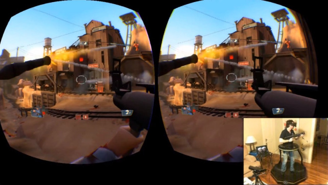 Сбылась мечта геймеров: беговая платформа Virtuix Omni + Oculus Rift + Kinect