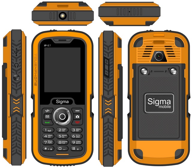 Только хардкор: парочка «бронефонов» Sigma mobile на одну и две SIM-карты