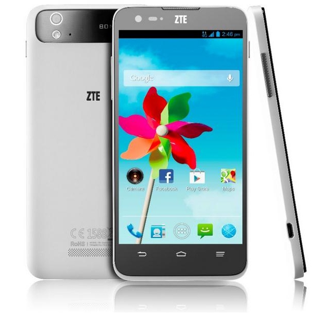 5-дюймовый смартфон ZTE Grand S Flex для европейского рынка