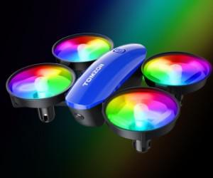 TOMZON Multicolor-Drohne für Kinder