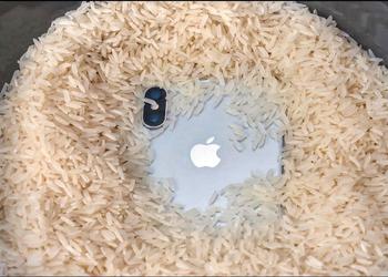 Apple призывает пользователей прекратить класть мокрые iPhone в рис