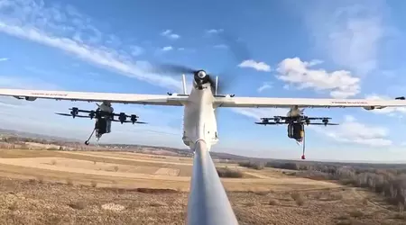 UAV evolution: Ukrainian reconnaissance drone Dovbush T10 can now carry six FPV drones (video)