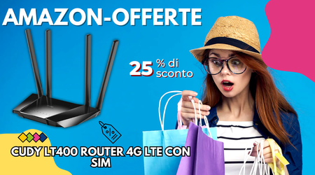 Cudy LT400 Router 4G LTE – Oggi 12€ di Sconto!