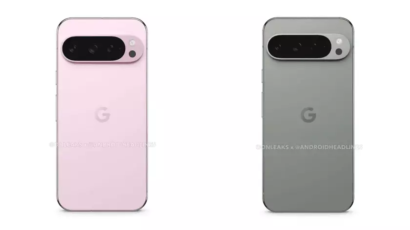 Вот как будет выглядеть Google Pixel 9 Pro в цветах Obsidian, Porcelain, Rose и Hazel