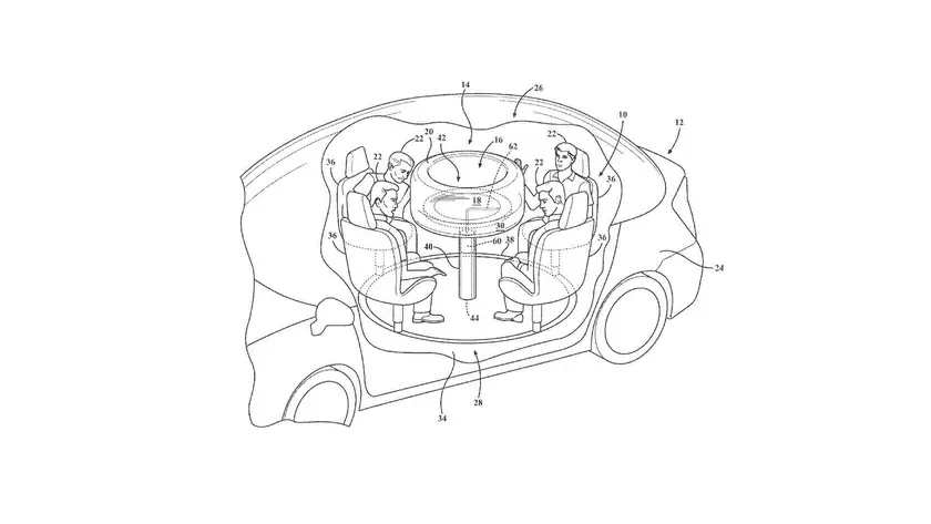 Компания Ford запатентовала стол с подушкой безопасности
