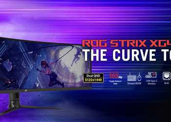 ASUS unveils ROG STRIX XG49WCR gaming monitor with a 49in WHQD display and 165Hz support