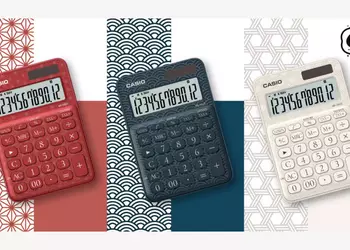 Casio создала стильные эко-калькуляторы MS-20UC-J с японскими узорами в честь 60-летия