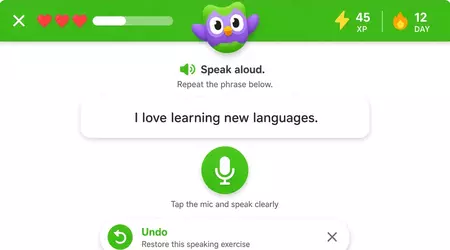 Duolingo нарешті дозволить передумати: у застосунку тестують кнопку скасування для вправ