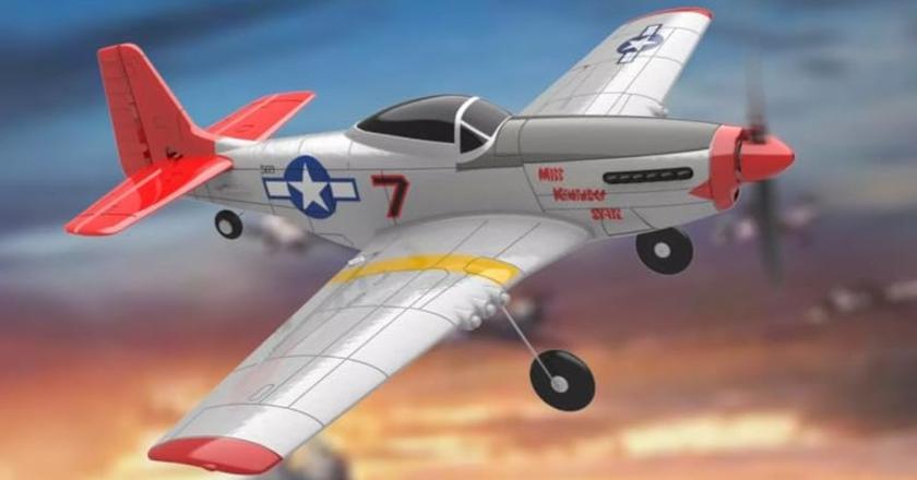 s-idee® Volantex RC Mustang P51 rc flugzeuge