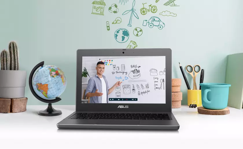 В Украину приехал ASUS BR1100: компактный ноутбук для школьников с защитным корпусом, поддержкой LTE и ценником от 11 999 грн