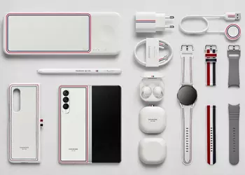 Samsung teases a special version of the Galaxy Fold 5 smartphone - Thom Browne Special Edition