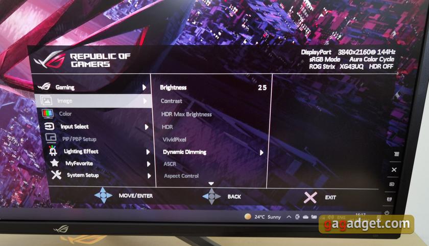 Recensione ASUS ROG Strix XG43UQ: il miglior monitor per le console di gioco di prossima generazione-37