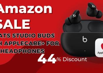 Beats Studio Buds with AppleCare+ for Headphones - Black Friday $79.96 OFF! 