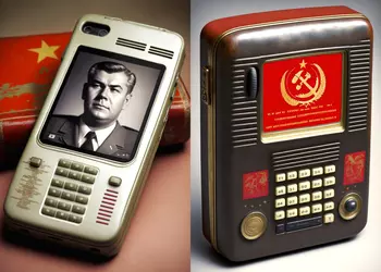 How about that, Tim Cook? A neural network showed a Soviet-made iPhone