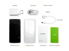 LEAGOO Power 5 Smartphone 5.99" FHD+ 18:9 RAM 6GB ROM 64GB Android 8.1 MT6763 Octa Core 7000mah Dual Rear Cams 4G Mobile Phone