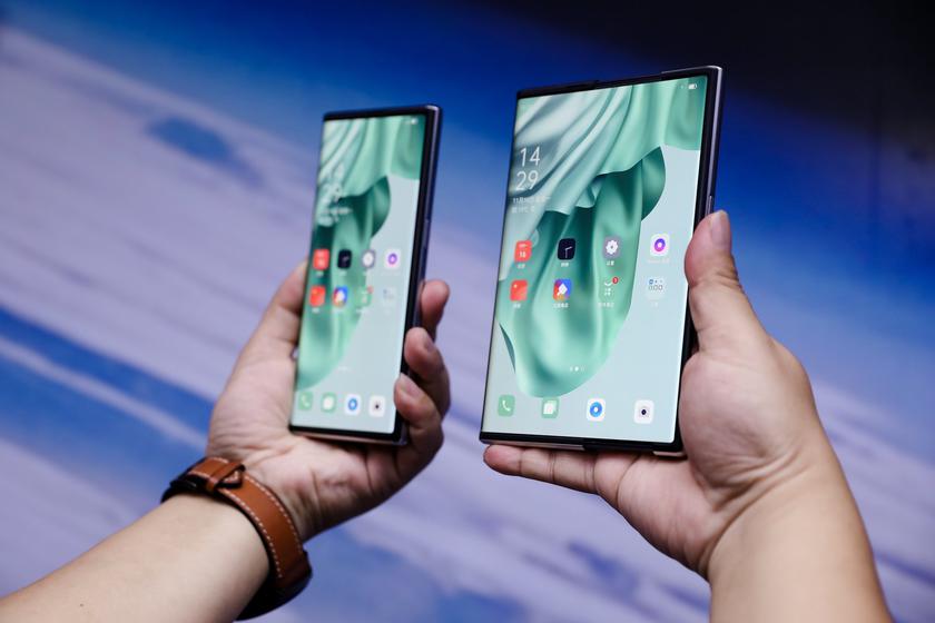 Не Samsung и не LG: экран растягивающегося смартфона OPPO X 2021 сделала компания BOE