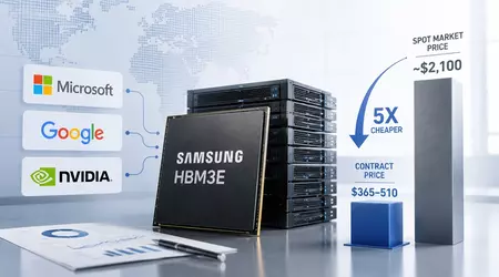 Samsung locked up its memory supply until 2031 — and the price gap is staggering