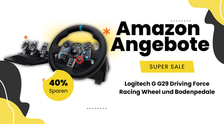 Logitech G G29 Racing Wheel mit Pedalen – Massiver Rabatt von 130€!