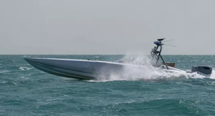 Американский морской дрон Devil Ray во время миссии на Ближнем Востоке впервые запустил ракеты