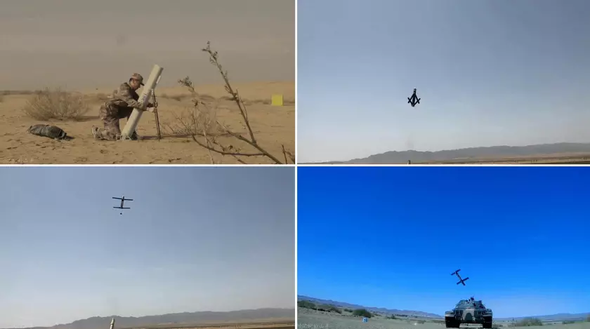 Китайский аналог Switchblade – КНР продемонстрировала уничтожение танка дроном-камикадзе FH-901