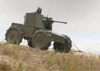  В Украине представили робота-штурмовика «Лють» с танковым пулемётом, камерой 360° и защитой от стрелкового оружия
