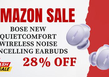 Bose New QuietComfort Noise Cancelling Earbuds  - Limited $50 OFF!