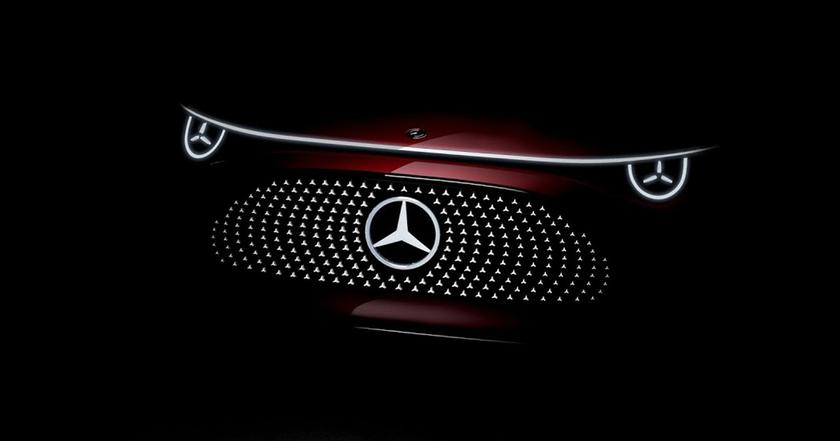 Новый Mercedes-Benz CLA: Серийное авто с концептуальной подсветкой