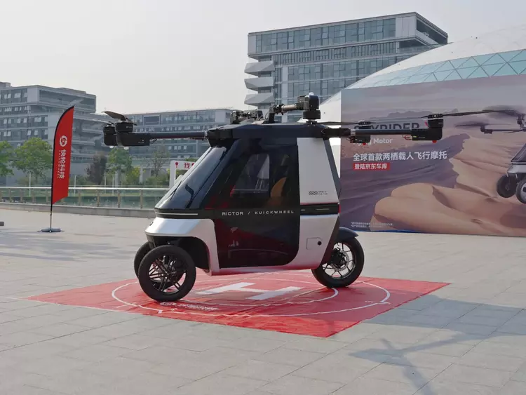 Flying tricycle Kuickwheel Skyrider X6 was ...