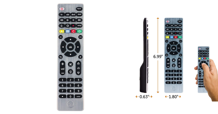 GE Universal Remote Control what is the best universal remote for a vizio tv