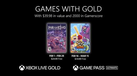 Microsoft partage les jeux qui seront disponibles dans Xbox Live Gold en février