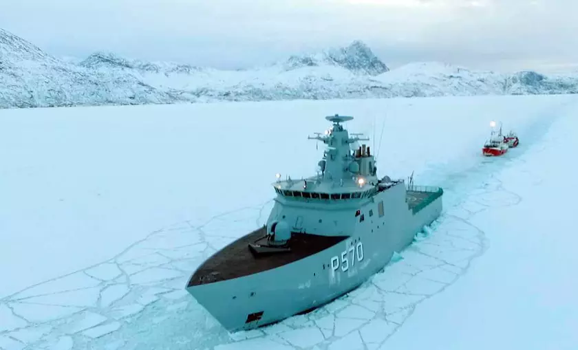 Патрильный корабль Дании Knud Rasmussen: технологии и инновации на службе безопасности