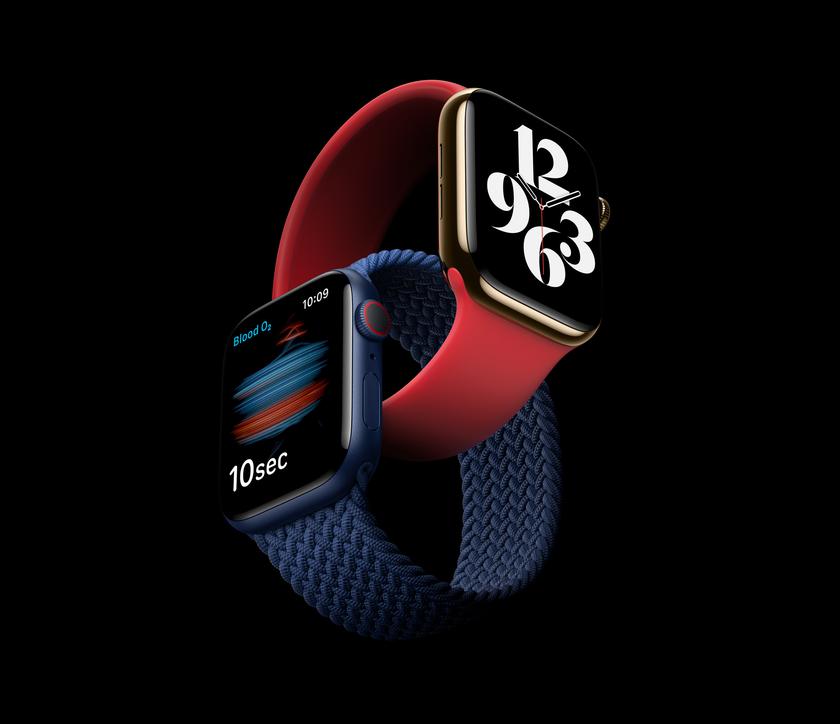 Apple представила смарт-часы Watch Series 6: с датчиком измерения уровня кислорода в крови, но без адаптера в комплекте