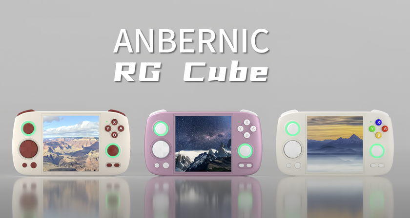 Представлена игровая консоль Anbernic RG Cube для любителей ретро-игр