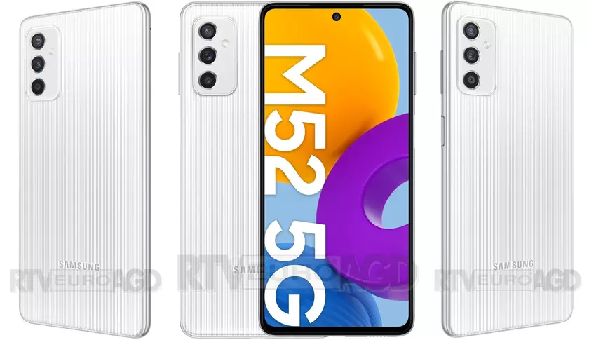 Опубликованы качественные изображения Samsung Galaxy M52 5G