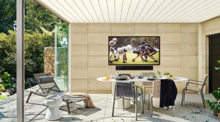 Samsung hat The Terrace vorgestellt, einen großen Fernseher mit Neo QLED-Display, Wasser- und Staubresistenz für den Außeneinsatz für 20.000 $