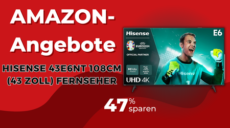 Hisense 43E6NT 43-Zoll Smart TV – Massive Ersparnis von 210€!